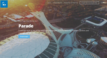 Parade: pagebuilder for Drupal 8.